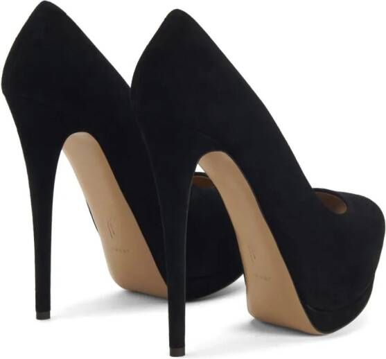 Giuseppe Zanotti Sharon pumps met open neus Zwart