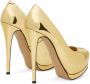 Giuseppe Zanotti Sharon pumps met open neus Goud - Thumbnail 2