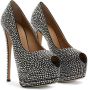 Giuseppe Zanotti Sharon pumps verfraaid met stras Zwart - Thumbnail 2