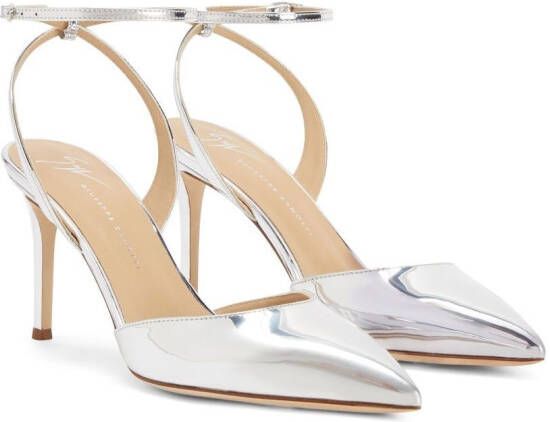 Giuseppe Zanotti Shayoran pumps met puntige neus Zilver