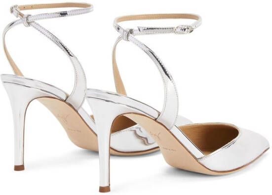 Giuseppe Zanotti Shayoran pumps met puntige neus Zilver