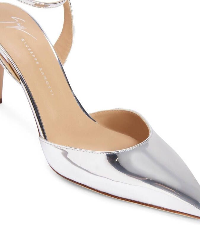 Giuseppe Zanotti Shayoran pumps met puntige neus Zilver