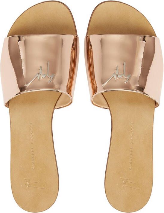 Giuseppe Zanotti Shirley metallic sandalen Roze