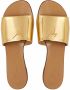 Giuseppe Zanotti Shirley metallic slippers Goud - Thumbnail 4