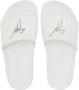 Giuseppe Zanotti Slippers met logo plakkaat Wit - Thumbnail 4