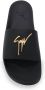 Giuseppe Zanotti Slippers met logo Zwart - Thumbnail 4