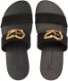 Giuseppe Zanotti Slippers met logoplakkaat Zwart - Thumbnail 4