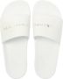 Giuseppe Zanotti Slippers met logoprint Wit - Thumbnail 4