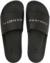 Giuseppe Zanotti Slippers met logoprint Zwart - Thumbnail 4