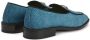 Giuseppe Zanotti Loafers met slangen-effect Blauw - Thumbnail 3