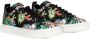 Giuseppe Zanotti Sneakers met bloemenprint Zwart - Thumbnail 2