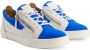 Giuseppe Zanotti Sneakers met colourblocking Blauw - Thumbnail 2