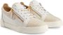 Giuseppe Zanotti Sneakers met geweven vlakken Wit - Thumbnail 2