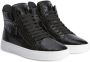 Giuseppe Zanotti Sneakers met krokodillen-reliëf Zwart - Thumbnail 2