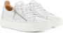 Giuseppe Zanotti Sneakers met krokodillenleer-effect Zilver - Thumbnail 2