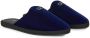 Giuseppe Zanotti Sneakers met logoplakkaat heren fluweel leerleer 39 BLUE - Thumbnail 2
