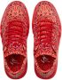 Giuseppe Zanotti Talon sneakers met bandanaprint Rood - Thumbnail 4