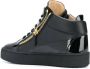 Giuseppe Zanotti Sneakers met rits aan zijkant Zwart - Thumbnail 3