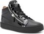 Giuseppe Zanotti Sneakers met rits aan zijkant Zwart - Thumbnail 2