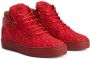 Giuseppe Zanotti Sneakers met studs Rood - Thumbnail 2