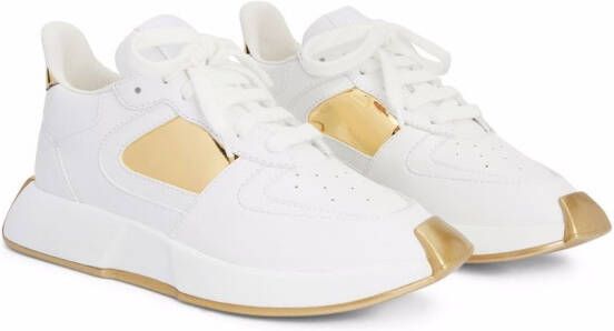 Giuseppe Zanotti Sneakers met vlakken Wit