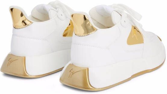 Giuseppe Zanotti Sneakers met vlakken Wit