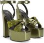 Giuseppe Zanotti Souree sandalen verfraaid met kristallen Groen - Thumbnail 2