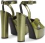 Giuseppe Zanotti Souree sandalen verfraaid met kristallen Groen - Thumbnail 3