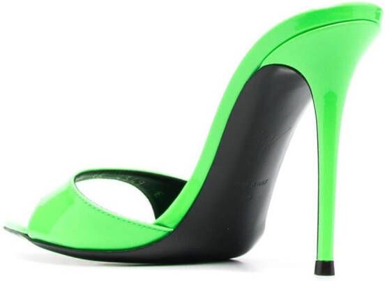 Giuseppe Zanotti Muiltjes met stilettohak Groen