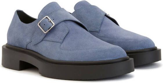 Giuseppe Zanotti Suède schoenen Blauw