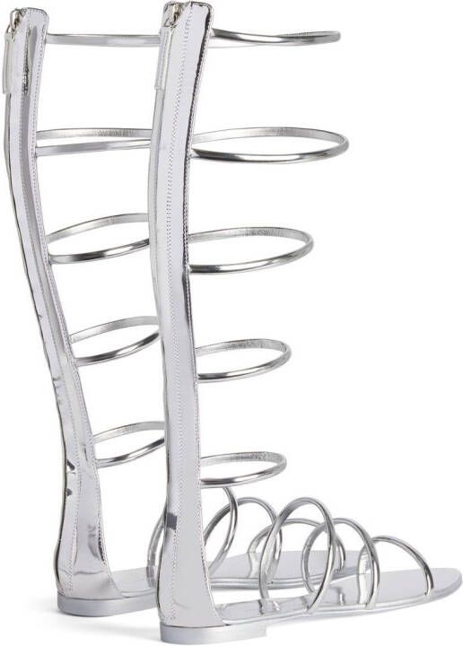 Giuseppe Zanotti Super Intrigo sandalen Zilver