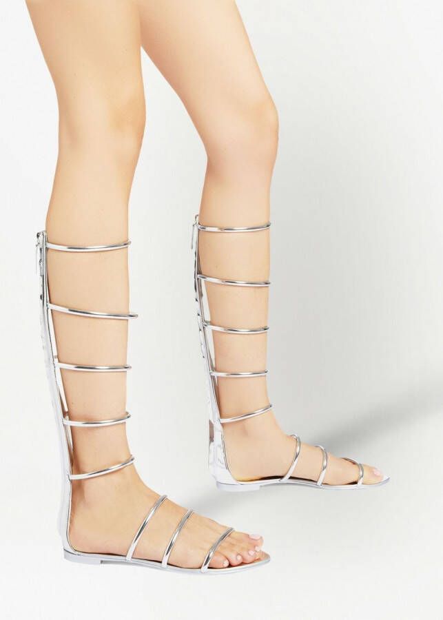 Giuseppe Zanotti Super Intrigo sandalen Zilver