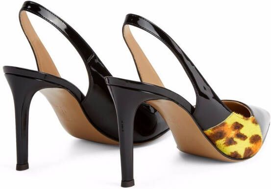 Giuseppe Zanotti Susie Feline slingback pumps Zwart