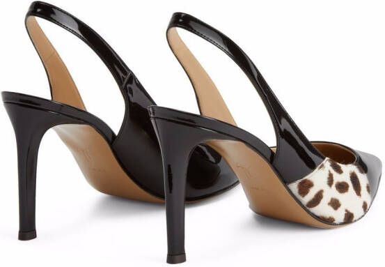 Giuseppe Zanotti Susie Feline slingback pumps Zwart