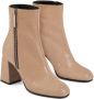 Giuseppe Zanotti Sveva leren enkellaarzen Beige - Thumbnail 2