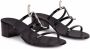 Giuseppe Zanotti Syrma sandalen met G bandje Zwart - Thumbnail 2