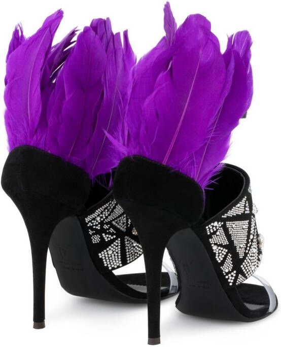 Giuseppe Zanotti 115 mm Talia sandalen Zwart