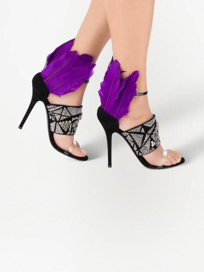 Giuseppe Zanotti 115 mm Talia sandalen Zwart
