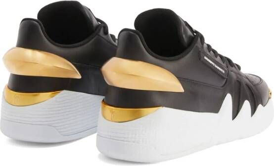 Giuseppe Zanotti Talon chunky leren sneakers Zwart