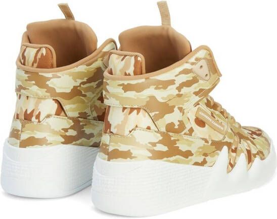 Giuseppe Zanotti Talon high-top sneakers Beige