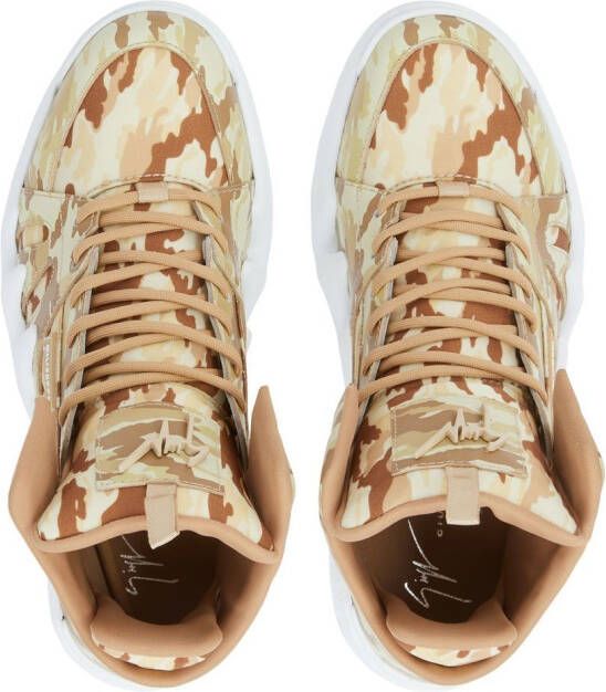 Giuseppe Zanotti Talon high-top sneakers Beige