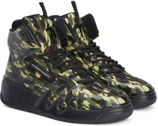 Giuseppe Zanotti Talon high-top sneakers Groen