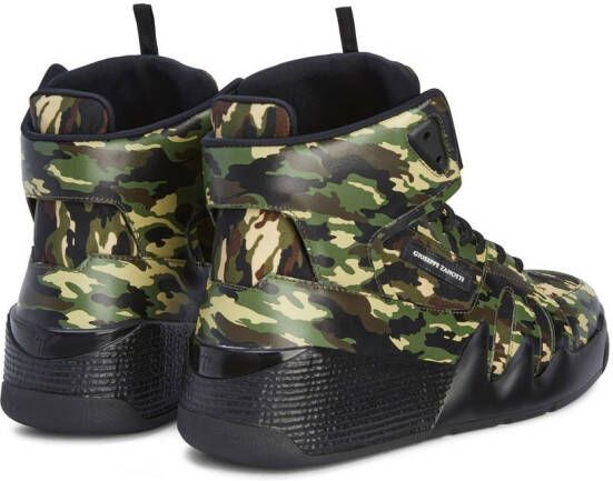 Giuseppe Zanotti Talon high-top sneakers Groen