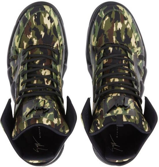 Giuseppe Zanotti Talon high-top sneakers Groen