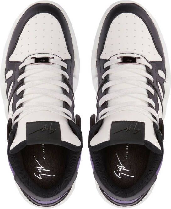 Giuseppe Zanotti Talon high-top sneakers Paars