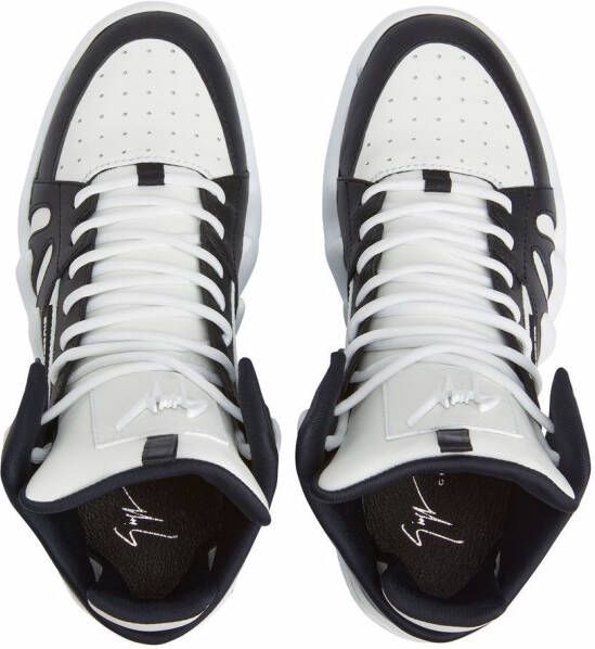 Giuseppe Zanotti Talon high-top sneakers Wit