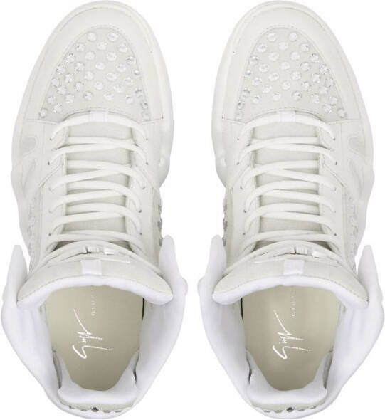 Giuseppe Zanotti Talon high-top sneakers Wit