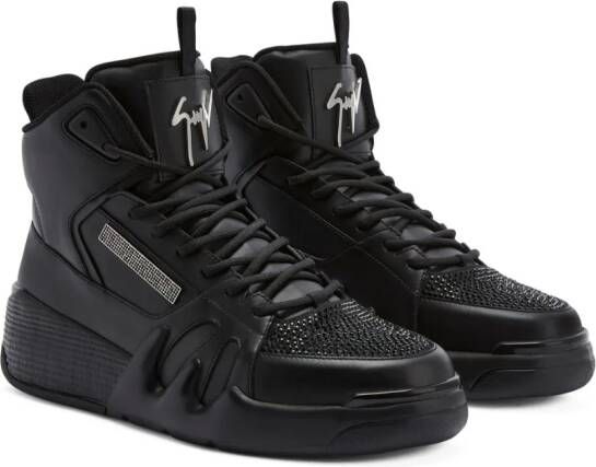 Giuseppe Zanotti Talon high-top sneakers Zwart