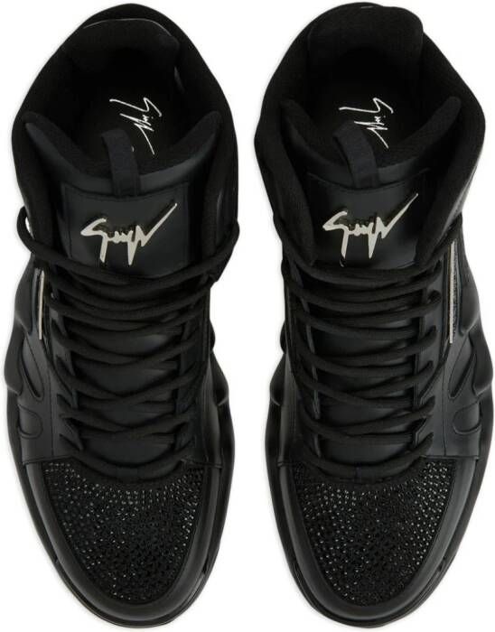 Giuseppe Zanotti Talon high-top sneakers Zwart