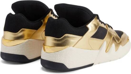 Giuseppe Zanotti Talon leren sneakers Zwart